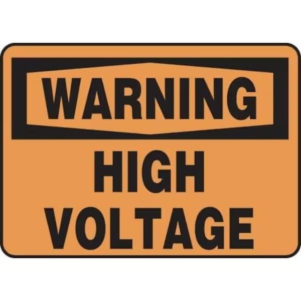 Accuform OSHA WARNING SAFETY SIGN HIGH FRMELC325VS FRMELC325VS - main